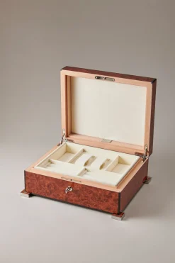 Amboyna burl Jewelry box