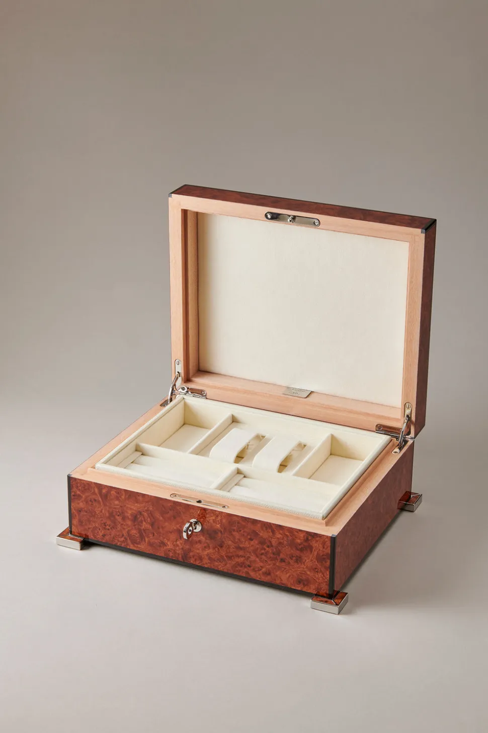 Amboyna burl Jewelry box