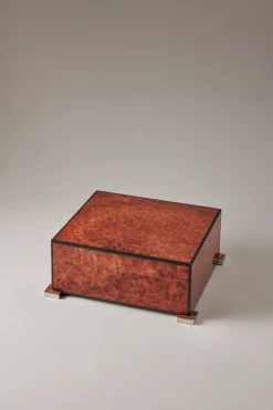Amboyna burl Jewelry box