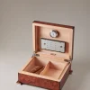Amboyna burl Small cigar humidor box