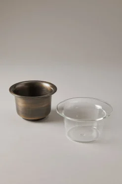 Antique brass Shaving mug