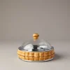 Aperitif bowl in bamboo