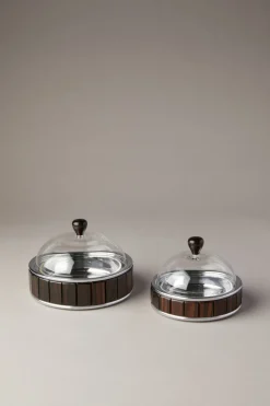 Aperitif bowl in wood