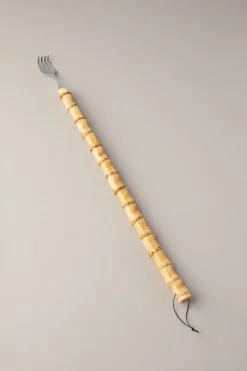 Bamboo back scratching fork