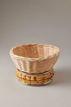 Bamboo root Bread basket