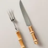 Bamboo root Carving set