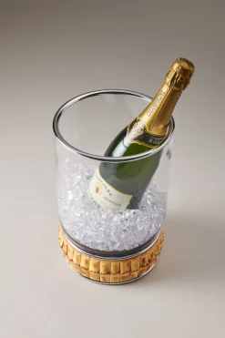 Bamboo root Champagne bucket