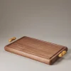 Bamboo root Cutting board with handles