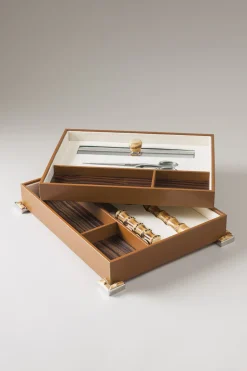Bamboo root Desk set