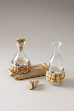 Bamboo root Essential table pourer set
