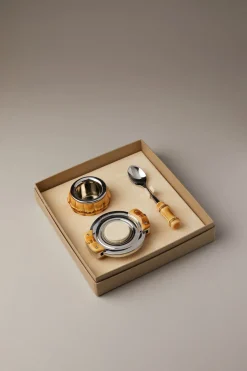 Bamboo root French-style boiled egg set