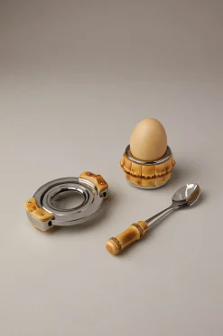 Bamboo root French-style boiled egg set