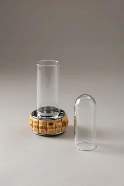 Bamboo root Individual toothbrush holder