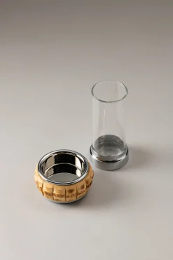 Bamboo root Individual toothbrush holder