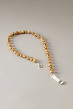 Bamboo root Key chain with natural material