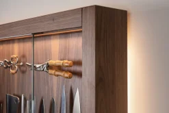 Bamboo root Large cabinet wall-mounted knives set