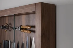 Bamboo root Large cabinet wall-mounted knives set