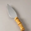 Bamboo root Large parmesan knife