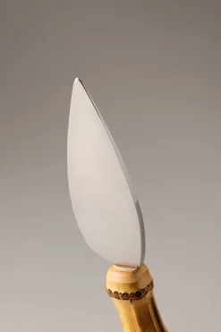 Bamboo root Large parmesan knife