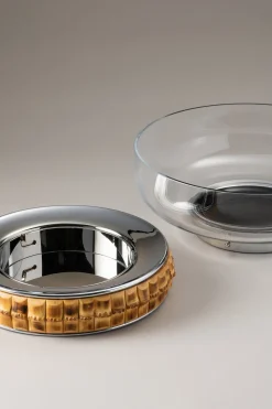 Bamboo root Large salad bowl