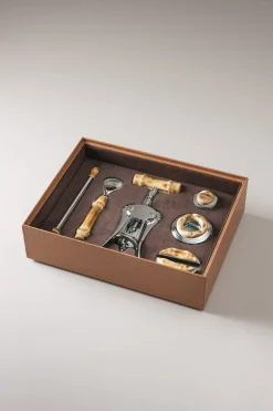 Bamboo root Large wine set