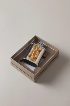 Bamboo root Oval shaped flint desk lighter