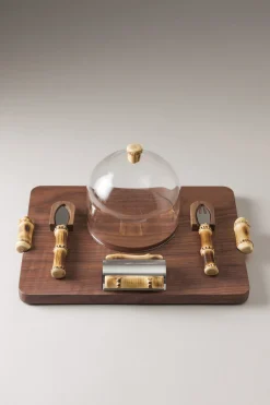 Bamboo root Parmesan cheese set