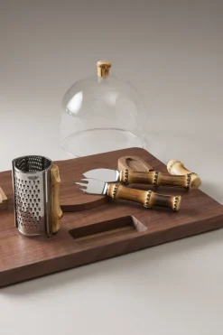 Bamboo root Parmesan cheese set
