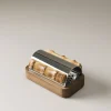 Bamboo root Parmesan grater set