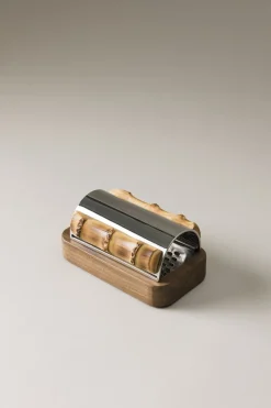 Bamboo root Parmesan grater set