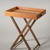 Bamboo root Pliant with tray