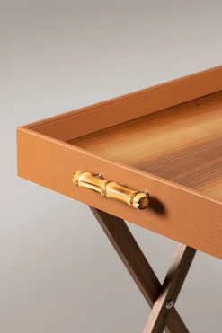Bamboo root Pliant with tray