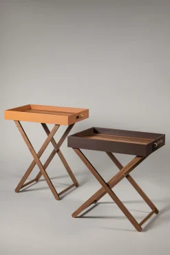 Bamboo root Pliant with tray