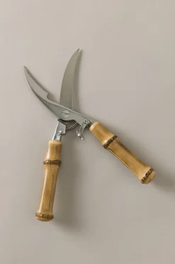 Bamboo root Poultry shears