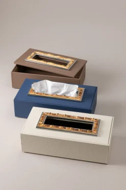 Bamboo root Rectangular tissue box