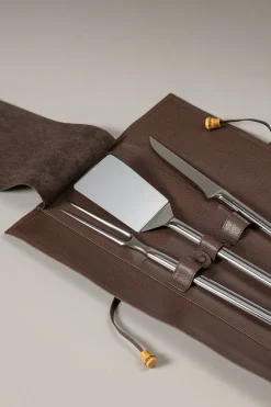 Bamboo root Small BBQ set