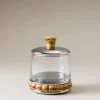 Bamboo root Small candle holder