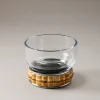 Bamboo root Small salad bowl