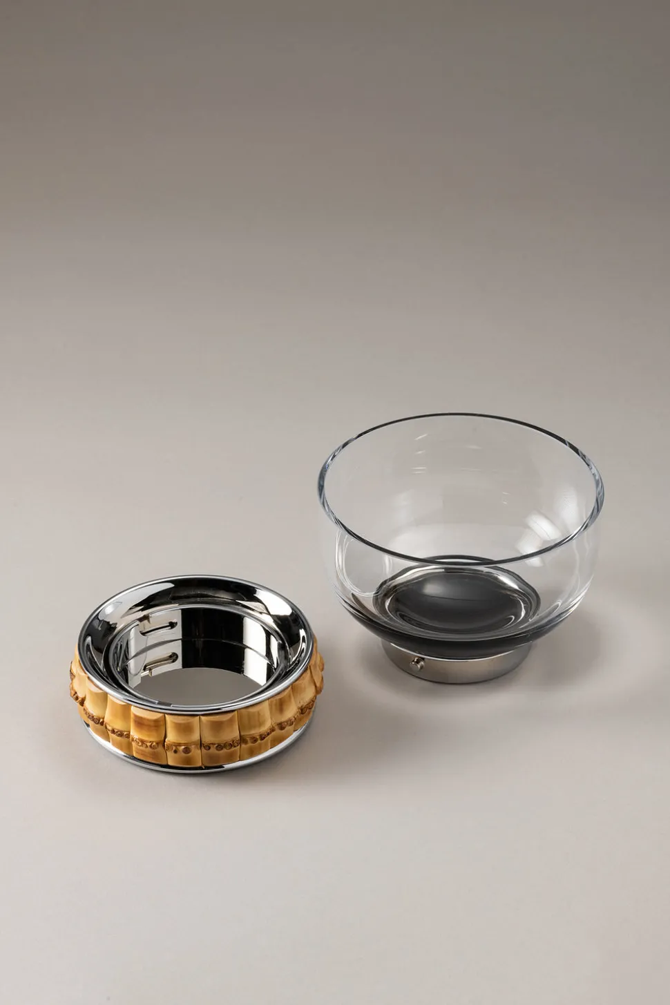 Bamboo root Small salad bowl