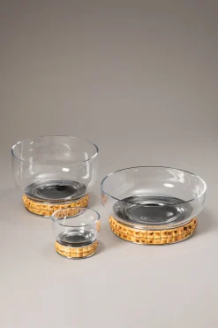 Bamboo root Small salad bowl