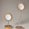 Bamboo root Table mirror
