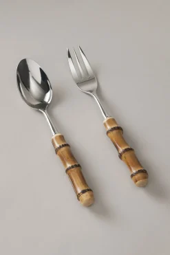 Bamboo root Table serving set