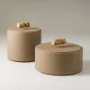 Bamboo root Tidy cylinder box
