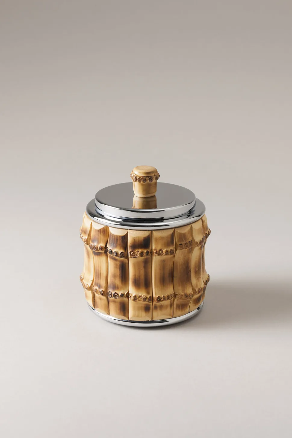 Bamboo root Toilet ear picks jar