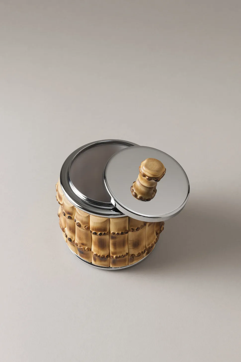 Bamboo root Toilet ear picks jar