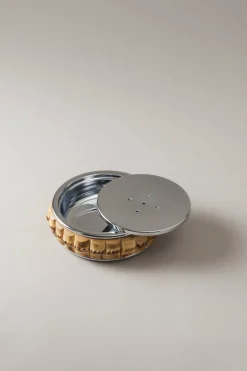 Bamboo root Toilet soap tray
