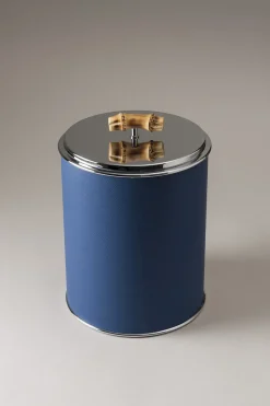 Bamboo root Toilet waste basket