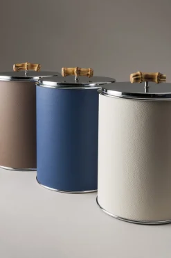 Bamboo root Toilet waste basket