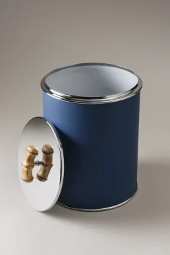 Bamboo root Toilet waste basket