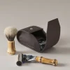 Bamboo root Travelling shaving set